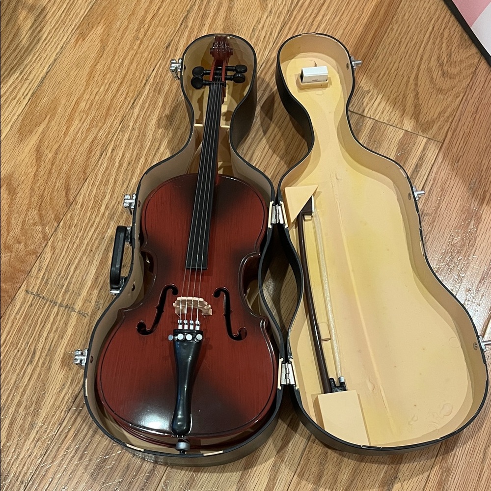 American girl doll violin with case